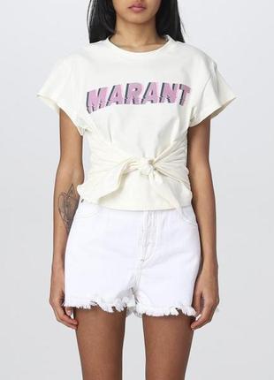 Isabel marant топ бавовняний футболка1 фото