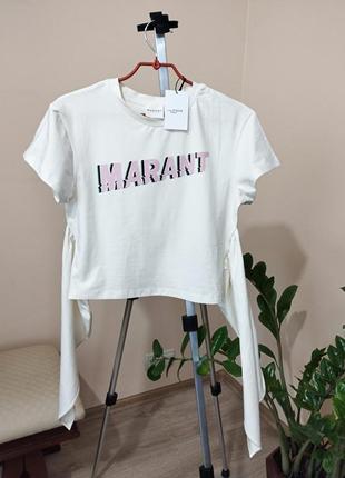 Isabel marant топ бавовняний футболка5 фото