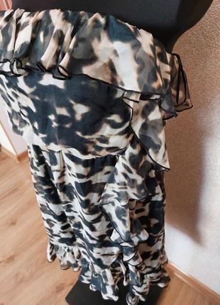 Шифонова сукня плаття h&m на підкладці 38(s m)42-44 розмір3 фото