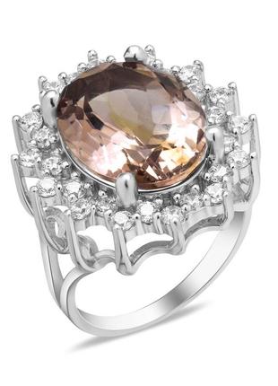 Серебряное кольцо с нано султанитом 170n-8210