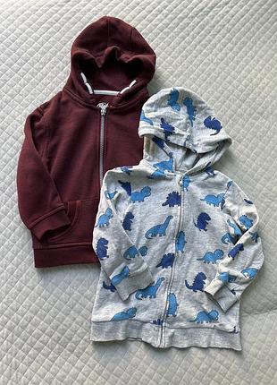 Набор из двух худи h&amp;m и rebel на 2-3 года