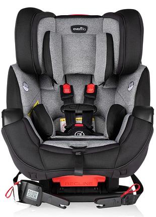 Evenflo® автокрісло symphony dlx (авт) - ashland gray  (група від 2,2 до 49,8 кг)