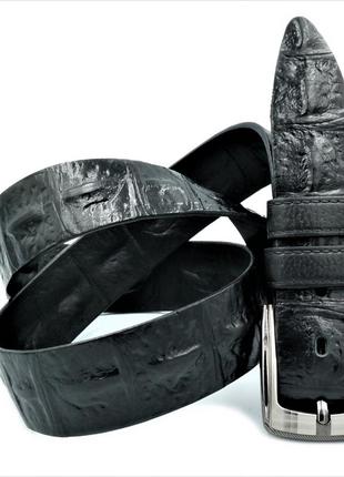 Ремень мужской кожаный weatro чёрный 0360m-4kozh