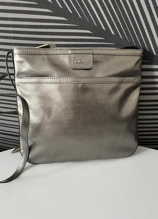 Класна сріблясто сумка cross-body, оригінал