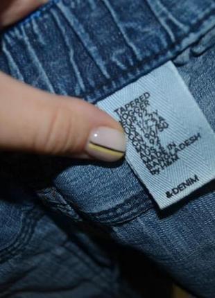 1 - 2 года 92 см h&m обалденные фирменные штаны джинс спорт для моднявок8 фото