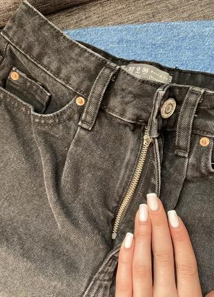 Джинсовые серые шорты 🖤3 фото