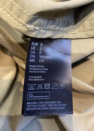 Актуальна вітровка під пояс, колір хакі h&m нова колекція5 фото