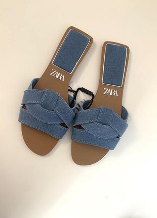 Шлепанцы zara