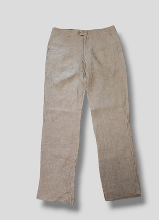Лляні брюки чоловічі штани льон2 фото