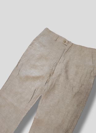 Лляні брюки чоловічі штани льон3 фото