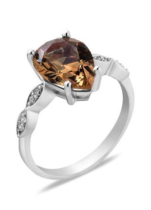 Серебряное кольцо с натуральным нано султанитом 090n-8210 размер:17;17.5;20;