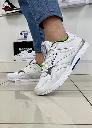 Мужские белые кожаные кроссовки reebok classic 🆕 рибок классик1 фото