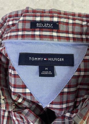 Tommy hilfiger рубашка м размер клетчатая разноцветная3 фото