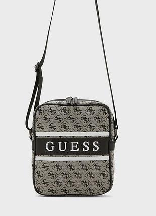 Барсетка guess сіра в стилі