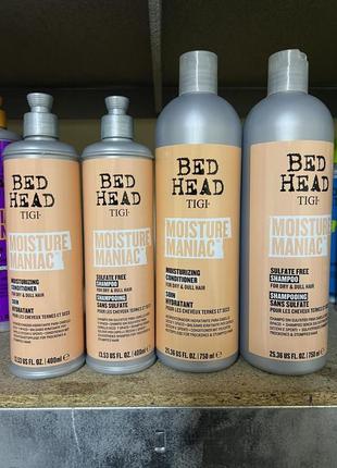 Увлажняющий кондиционер или шампунь для волос tigi bed head moisture maniac moisturizing