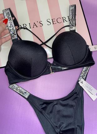 Купальник victoria’s secret зі со стразами з с камнями виктория сикрет vs вікторія сікрет пуш ап