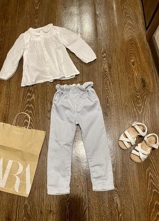 Мега стильные прямые джинсы мом mom фирмы zara3 фото