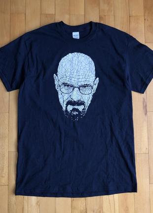 Футболка breaking bad movie walter white gildan merch tee мерч кино