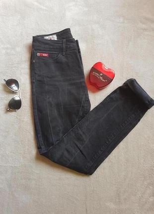 Оригінальні круті британські  джинси slim lee cooper black washed