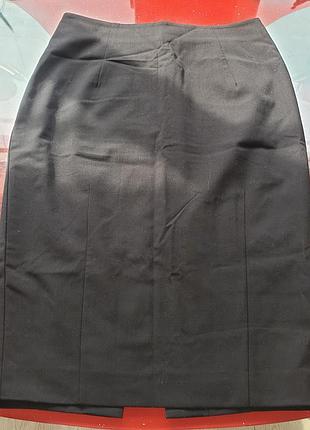 H&amp;m 40 eur 12 uk 46 m жіноча елегантна класична чорна спідниця олівець до колін