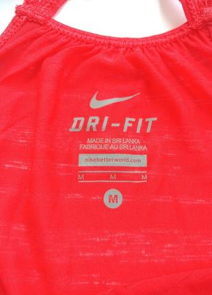 Свободная спортивная майка для тренировок nike dri fit оригинал м8 фото