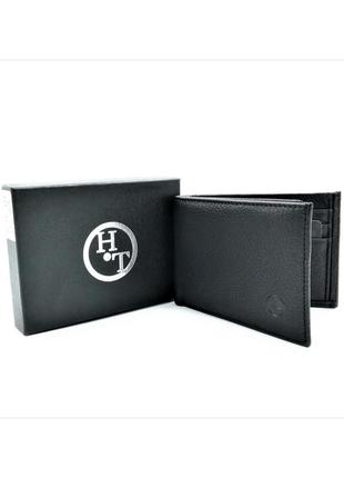 Чоловічий шкіряний гаманець-зажим weatro 11 х 8 х 2,5 см чорний wtro-168-24a7 фото