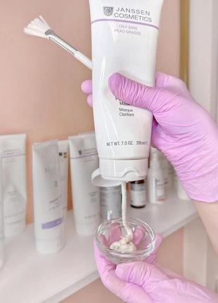 Себорегулююча очищаюча маска purifying mask janssen cosmetics
