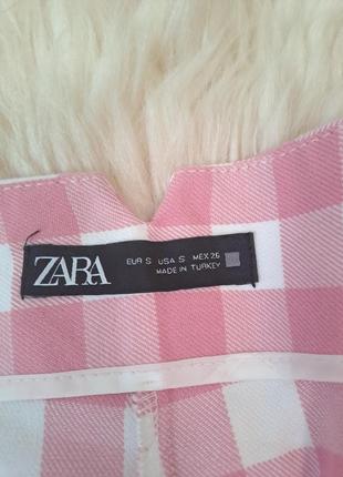 Штани  брюки у клітинку zara2 фото