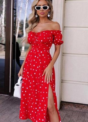 Супер плаття в горошок  elegance