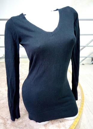 🔥 обвал цен🔥чёрная удлиненная кофта платье туника "h&m"2 фото