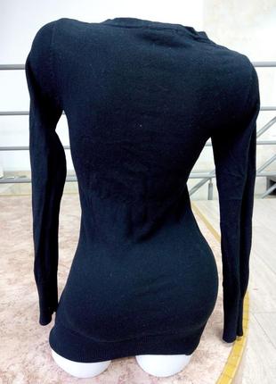 🔥 обвал цен🔥чёрная удлиненная кофта платье туника "h&m"3 фото