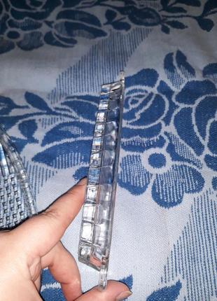 Икорница ссср 20 см маленькая стекло прозрачная тарелка пиала селёдница ретро