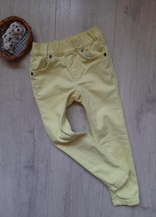 Желтые джинсы 4 года детская одежда брюки брюки