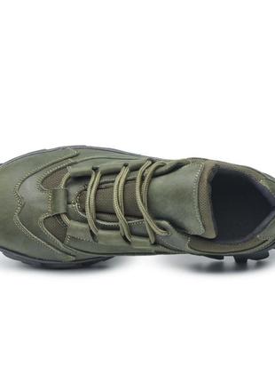 Тактические кроссовки хаки кожа /кордура, тактичні кросівки хакі шкіра /кордура, військове тактичне взуття 39-46рр6 фото