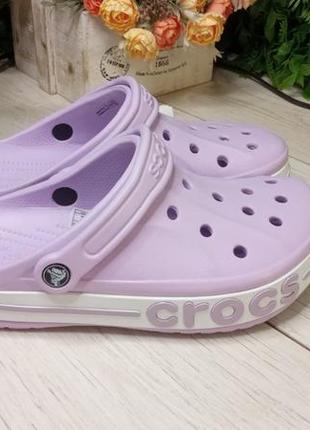 Крокс женские crocs bayaband clog lavender 205089 женские кроксы сабо6 фото