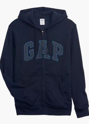 Худи gap logo zip hoodie