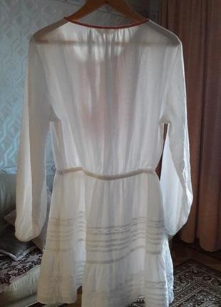 Плаття мереживо вишивка cotton7 фото
