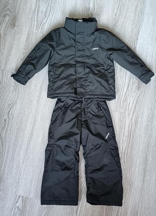 Непромокаемая, ветрозащитная, дышащая курточка + брюки. термокомбинезон. зимний костюм/ комплект reima.4 фото