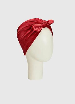 2 - 5 лет новая фирменная детская деми шапка шапочка велюровая солоха солохи тюрбан lc waikiki вайки