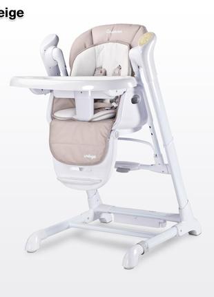 Стульчик для кормления + качель 2 в 1 caretero indigo