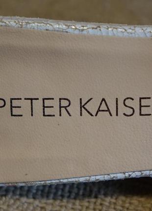 Изысканные лакированные кожаные босоножки peter kaiser германия 6 р.4 фото