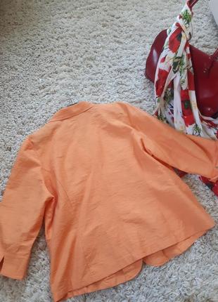 Стильный коттоновый безподкладочный пиджак/жакет/блуза ,sixthsense,  p. 46-508 фото