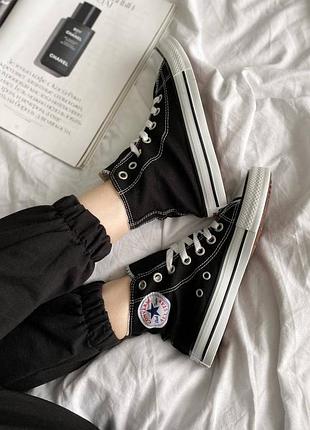 Кеды converse chuck taylor all star hi - black 9