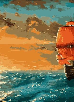 Картина по номерам art craft "алые паруса" 40х50 см 10509-ac