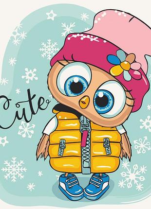 Картина за номерами "миле совоня" art craft 15557-ac 30х30 см