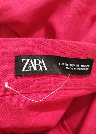 Zara юбка лён фуксия розовая р.xs
есть много брендовых вещей3 фото