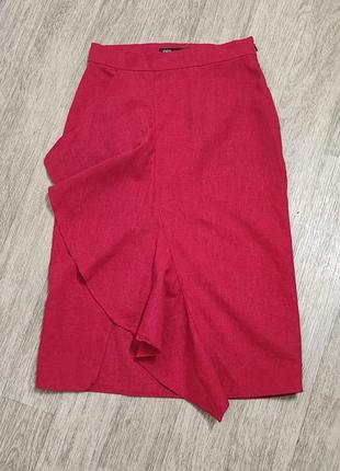 Zara юбка лён фуксия розовая р.xs
есть много брендовых вещей2 фото