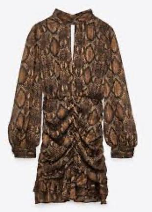 Мини платье zara 3