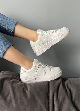 Кроссовки nike air force 1 shadow white женские найк аир форс 1 шадов белые nike air max білі жіночі шкіряні кросівки nike2 фото