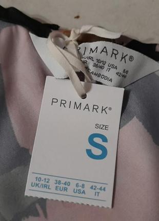 Брендовая красивая майка /топ с цветочным рисунком от primark4 фото